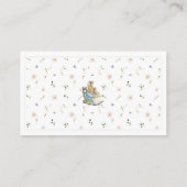 Klassieke Peter de Konijn Tweeling Luier Raffle Informatiekaartje (Achterkant)