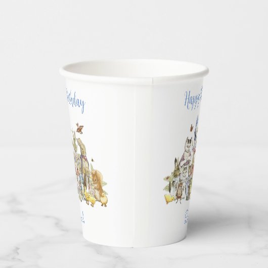 Klassieke Peter de Konijn Verjaardag Papier beker (Rechts)