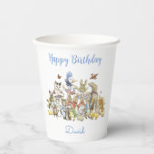 Klassieke Peter de Konijn Verjaardag Papier beker (Voorkant)