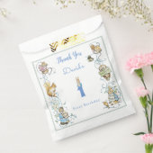 Klassieke Peter het Konijn Beatrix Potter Verjaard Bedankzakje (Gezegeld)