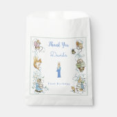 Klassieke Peter het Konijn Beatrix Potter Verjaard Bedankzakje (Voorkant)