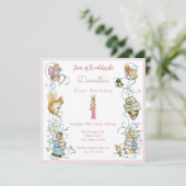 Klassieke Peter het Konijn Beatrix Potter Verjaard Kaart (Staand voorkant)