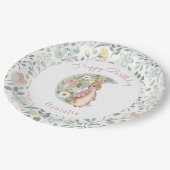 Klassieke Peter het Konijn Beatrix Potter Verjaard Papieren Bordje (Gekanteld)