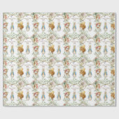 Klassieke Peter het Konijn Verjaardag Cadeaupapier (Vlak)