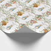 Klassieke Peter het Konijn Verjaardag Cadeaupapier (Hoek)