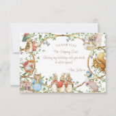 Klassieke Peter het Konijn Verjaardag Dank je Kaar (Voorkant)