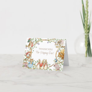 Klassieke Peter het Konijn Verjaardag Dank je Kaar Bedankkaart