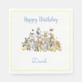 Klassieke Peter het Konijn Verjaardag Servet (Voorkant)