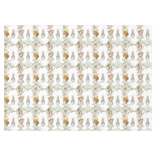 Klassieke Peter het Konijn Verjaardag Tafelkleed (Voorkant (Horizontaal))