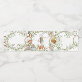 Klassieke Peter het Konijn Verjaardag Waterfles Etiket (Enkel label)