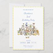 Klassieke Peter het Konijn Verjaardagsfeestje Uitn Kaart (Voorkant)