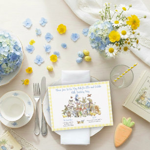 Klassieke Peter het Konijn Verjaardagsfeestje Uitn Kaart