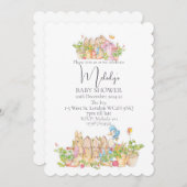 Klassieke Peter Rabbit 5x7 Baby Shower Uitnodiging (Voorkant / Achterkant)