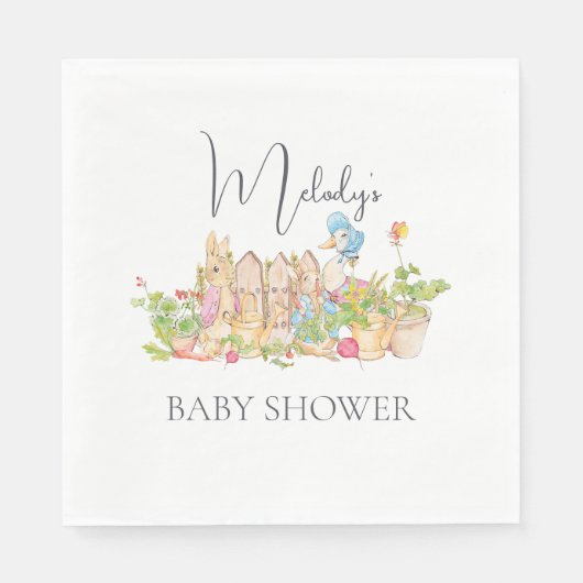 Klassieke Peter Rabbit Luncheon servetten (Voorkant)