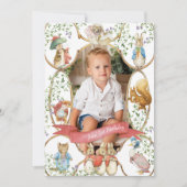 Klassieke Peter the Rabbit Beatrix verjaardagsfoto Kaart (Voorkant)