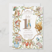 Klassieke Peter the Rabbit Beatrix verjaardagsfoto Kaart (Achterkant)