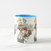 Klassieke peuters spelen met brandweerwagens mok (Midden)