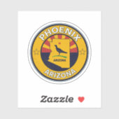 Klassieke Phoenix, Arizona-cadeaus Sticker (Vel)