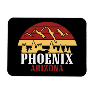 Klassieke Phoenix Arizona USA Kunst Zonsondergang Magneet