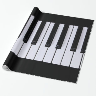 Klassieke pianoketoestel cadeaupapier