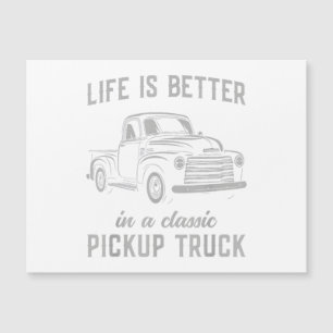 Klassieke Pick-up Truck Man Vintage