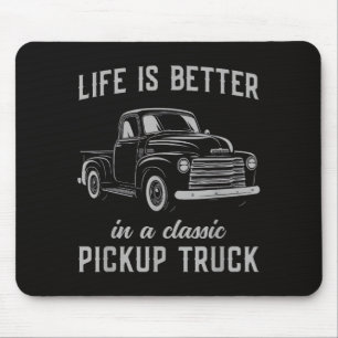 Klassieke Pick-up Truck Man Vintage Muismat