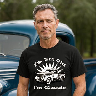 Klassieke Pickup Verjaardags Template uit de Jaren T-shirt
