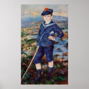 Klassieke Pierre Auguste Renoir Zeiljongen Poster