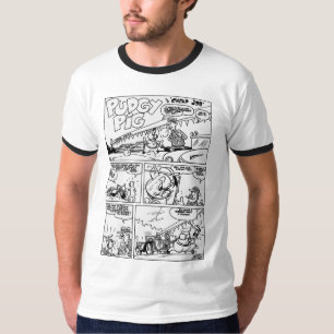 Klassieke Pig T-Shirt uit 1940 van Pudgy