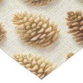 Klassieke Pinecone Winter Patroon Tafelkleed (Gekanteld)