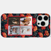 Klassieke Pioenrozen Aangepaste Foto Collage Hoesj Case-Mate iPhone Case (Achterkant (horizontaal))