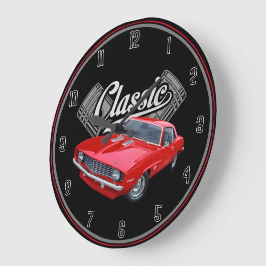 Klassieke pistons en Camaro Grote Klok (Hoek)