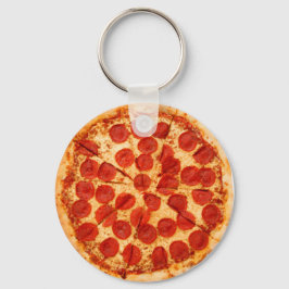 klassieke pizzaliefhebber sleutelhanger