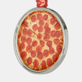 klassieke pizzaminnaar metalen ornament (Links)