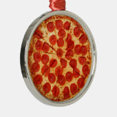 klassieke pizzaminnaar metalen ornament (Rechts)