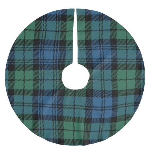 Klassieke Plaid Clan Campbell Tartan Kerstmis Kerstboom Rok (Voorkant)