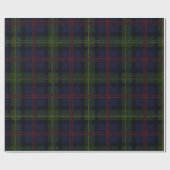 Klassieke Plaid Elegant Rustic Christmas Tartan Cadeaupapier (Vlak)