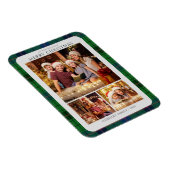 Klassieke Plaid Foto's Tartan Kerstvakantie Magneet (Rechterzijde)