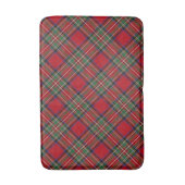 Klassieke Plaid Rode en Groene Clan Stewart Tartan Badmat (Voorkant Verticaal)