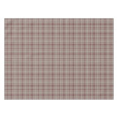 Klassieke Plaid Tartan Patroon-Bruin & Taupe Tafelkleed (Voorkant (Horizontaal))