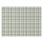 Klassieke Plaid Tartan Pattern-Emerald & Cream Tafelkleed (Voorkant (Horizontaal))