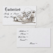 Klassieke platinum Visitekaartjes (Voorkant / Achterkant)