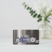 Klassieke platinum Visitekaartjes (Staand voorkant)