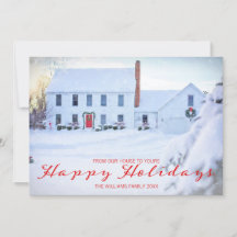 Klassieke Plays Prettige feestdagen foto-kaart