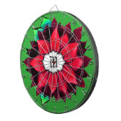 KLASSIEKE POINSETTIA IN ROOD DARTBORD (Voorkant Rechts)