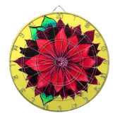 KLASSIEKE POINSETTIA IN ROOD DARTBORD (Voorkant)