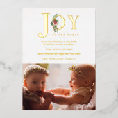 Klassieke poinsettias Garland maakt deel uit van d Folie Uitnodiging (Voorkant)