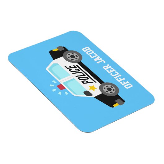 Klassieke politieauto met Sirene-functionaris gepe Magneet (Rechterzijde)