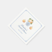 Klassieke Pompoen Herfst Bloemen Bruidsfeest Servet (Hoek)