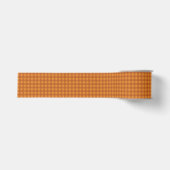 Klassieke Pompoen Herfst Gingham Plaid Grosgrain Lint (Voorkant)